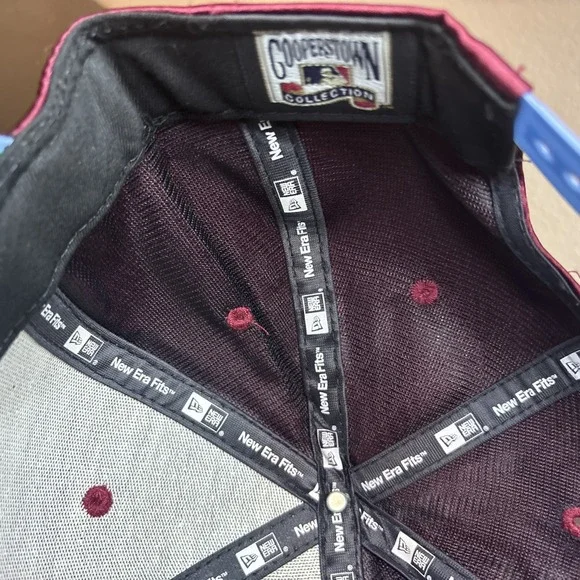 Philadelphia Phillies Cooperstown Collection Fitted New Era Hat 7 5/8 - Picture 10 of 11